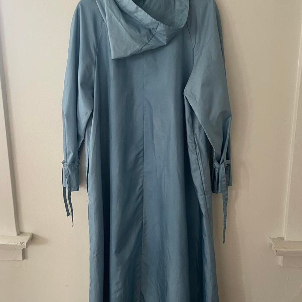 Vintage blue lightweight hooded jacket - Picture 6 of 8